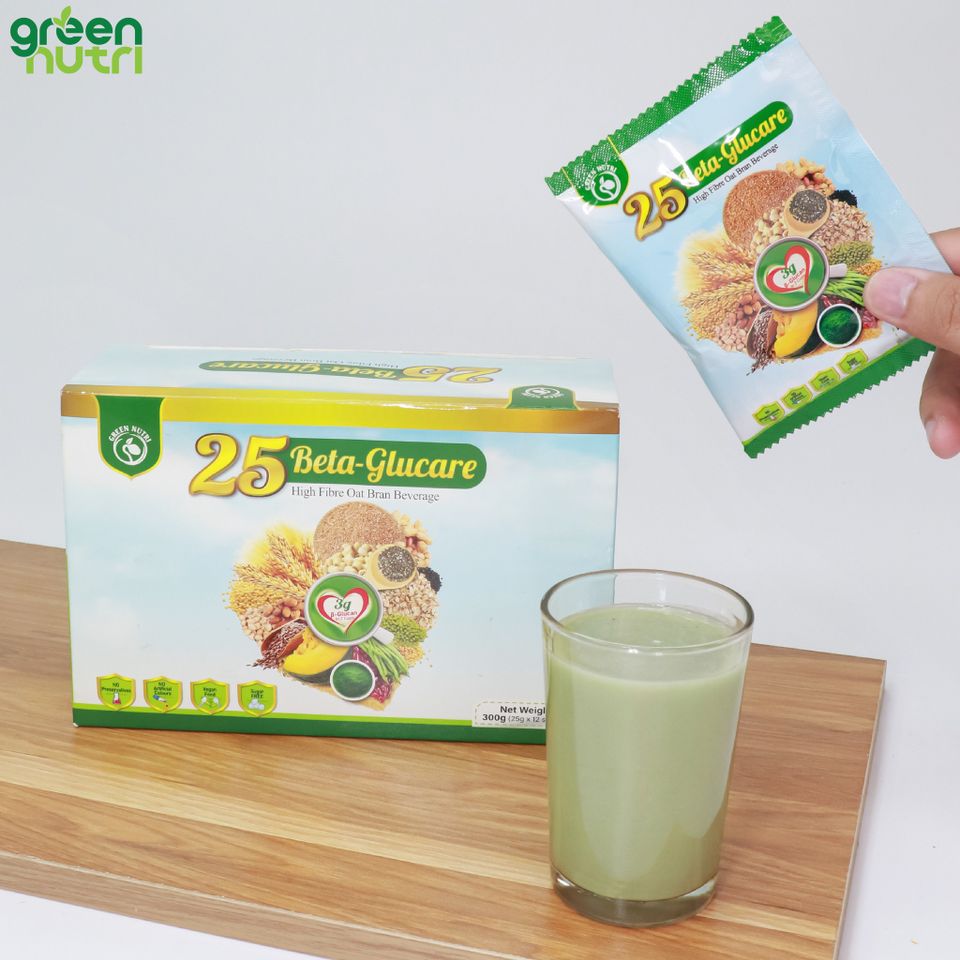 Sữa Hạt Ngũ Cốc 25 Beta Glucare - Giúp Ổn Định Đường Huyết, Chứa Tảo Xoắn Spirulina, Dinh Dưỡng Thông Minh 625gr